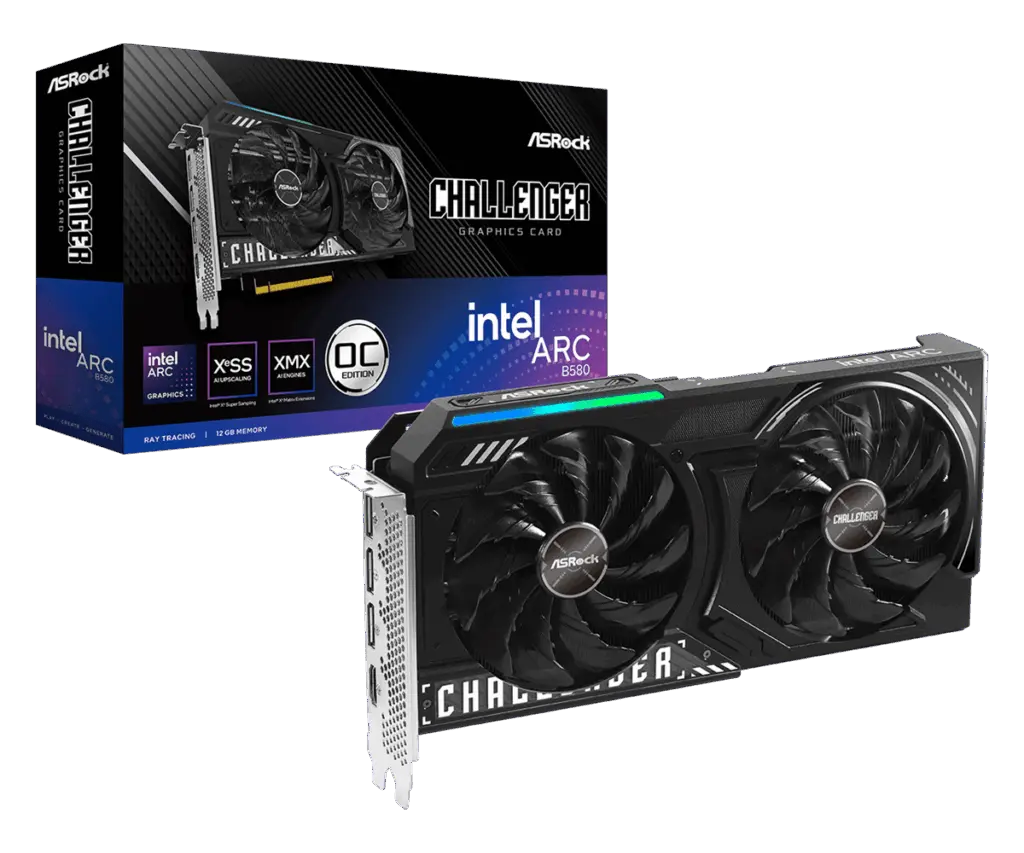 Placă video AsRock Arc B580 Challenger 12GB OC
