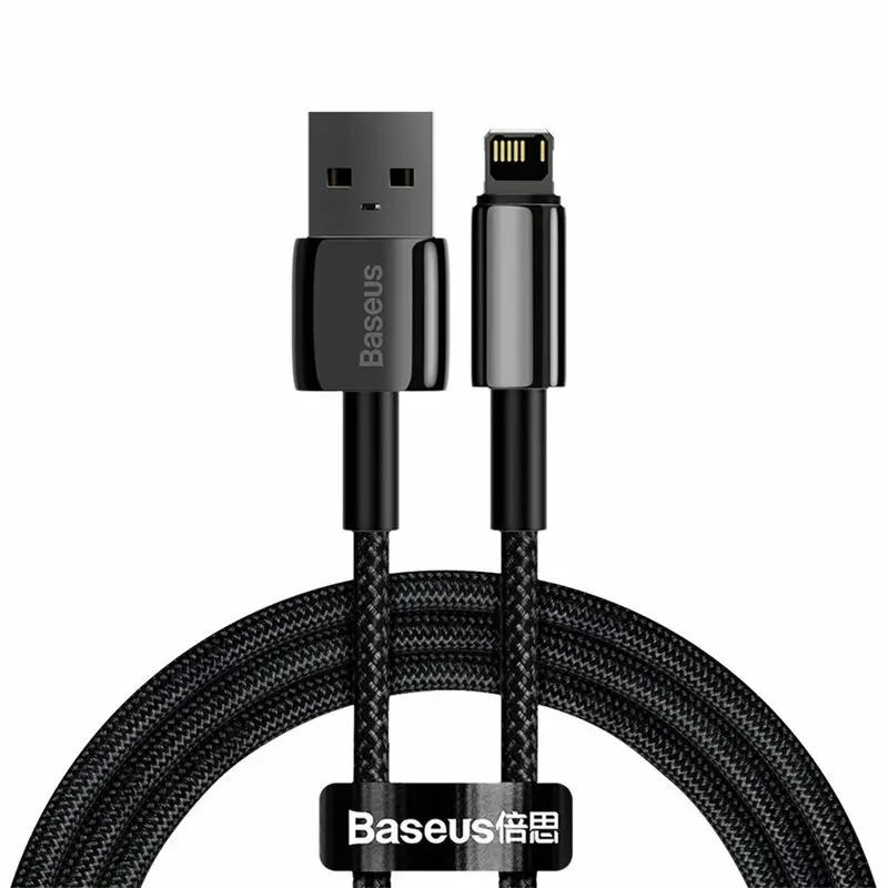 Cablu Baseus Tungsten USB Lightning 2-4A 1m negru