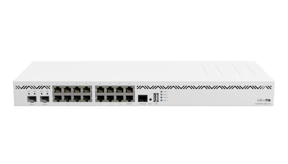 Router MikroTik CCR2004-16G-2S Plus 16x Gigabit 2x SFP+ 1U