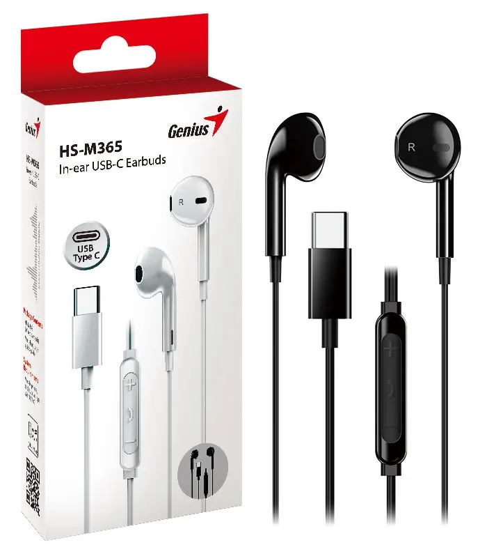 Căști Genius HS-M365 USB-C negru
