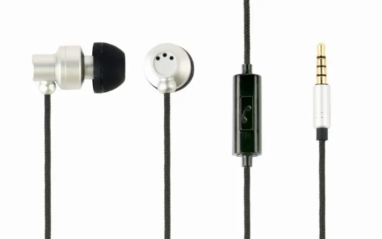Casti cu microfon Gembird MHS-EP-CDG-S, Black-Silver