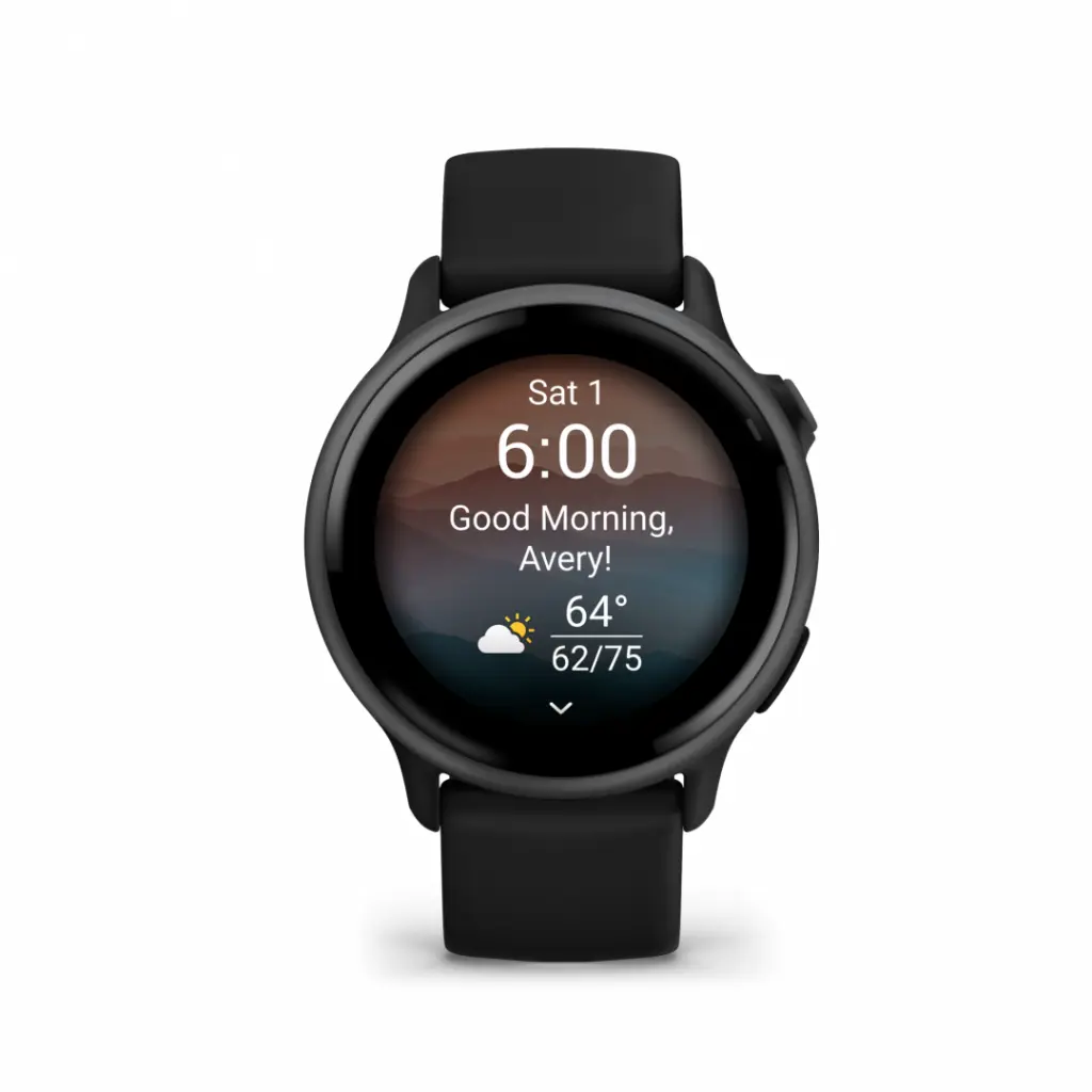 Smartwatch Garmin vivoactive 6, GPS, 42mm, curea silicon, Slate/Black