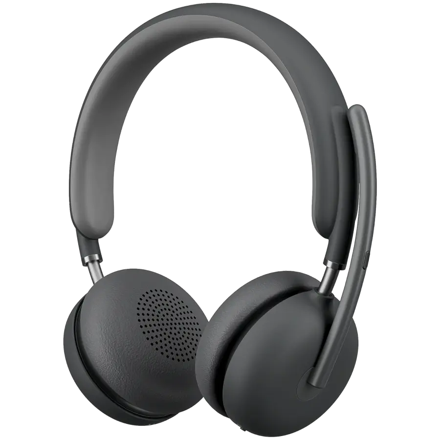 Casti Logitech Zone Wireless 2 Teams cu Bluetooth nativ, Graphite, 287484, Microfon/Casti