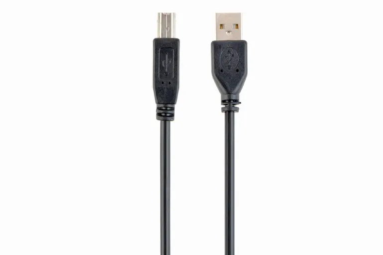 Cablu imprimantă Gembird CCP-USB2-AMBM-1M 1 m USB-A/USB-B negru