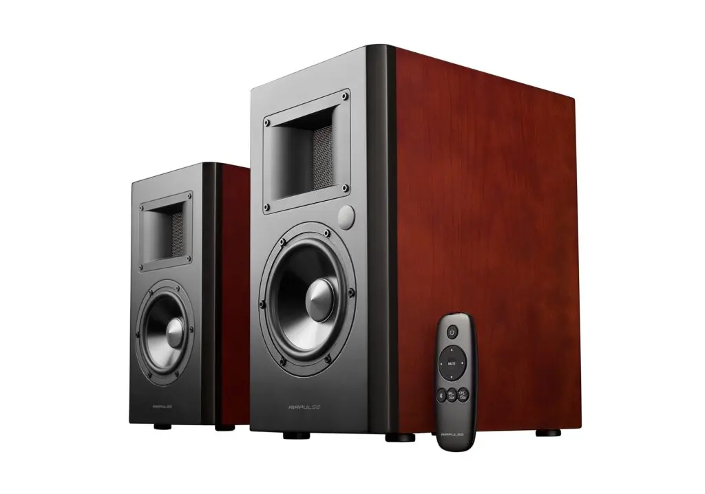Boxe Airpulse A200 130W Bluetooth maro cherry