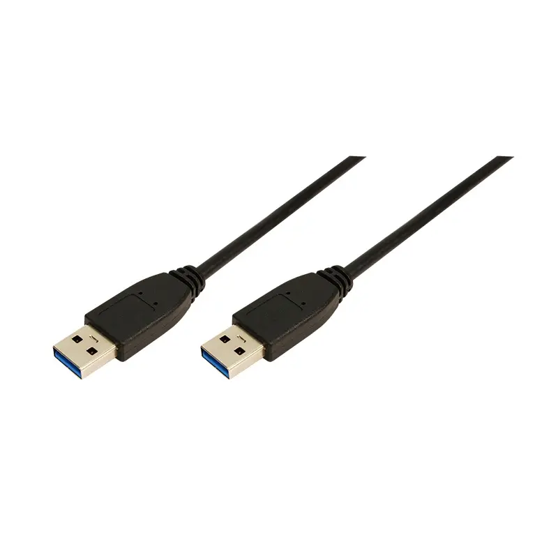 Cablu USB Logilink CU0040 negru USB 3.0 tip A la tip A 3 m