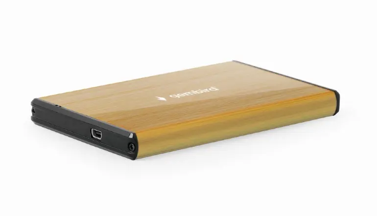 Rack HDD Gembird EE2-U3S-3-GL SATA 2.5 inch USB 3.0 auriu