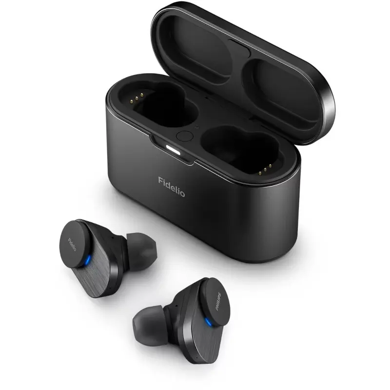 Casti wireless Philips Fidelio T1BK/00 Negru ANC Pro+ Bluetooth 5.2