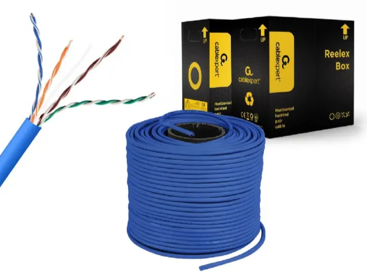 Cablu instalare Gembird UPC-5004E-SOL-B Cat5e UTP 305 m Albastru