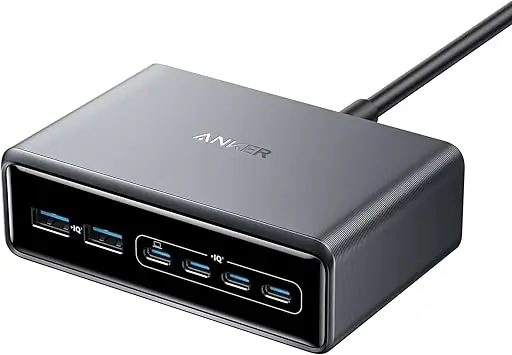 Încărcător rețea Anker Prime 200W GaN negru