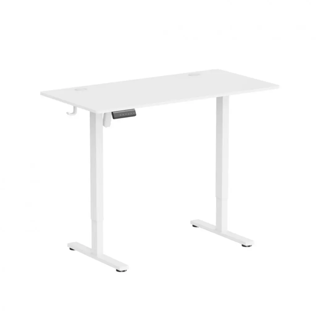 Birou electric Serioux ASCEND-WHS alb 120×60 cm
