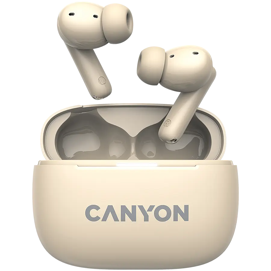 Casti wireless, Canyon, Bluetooth, Bej