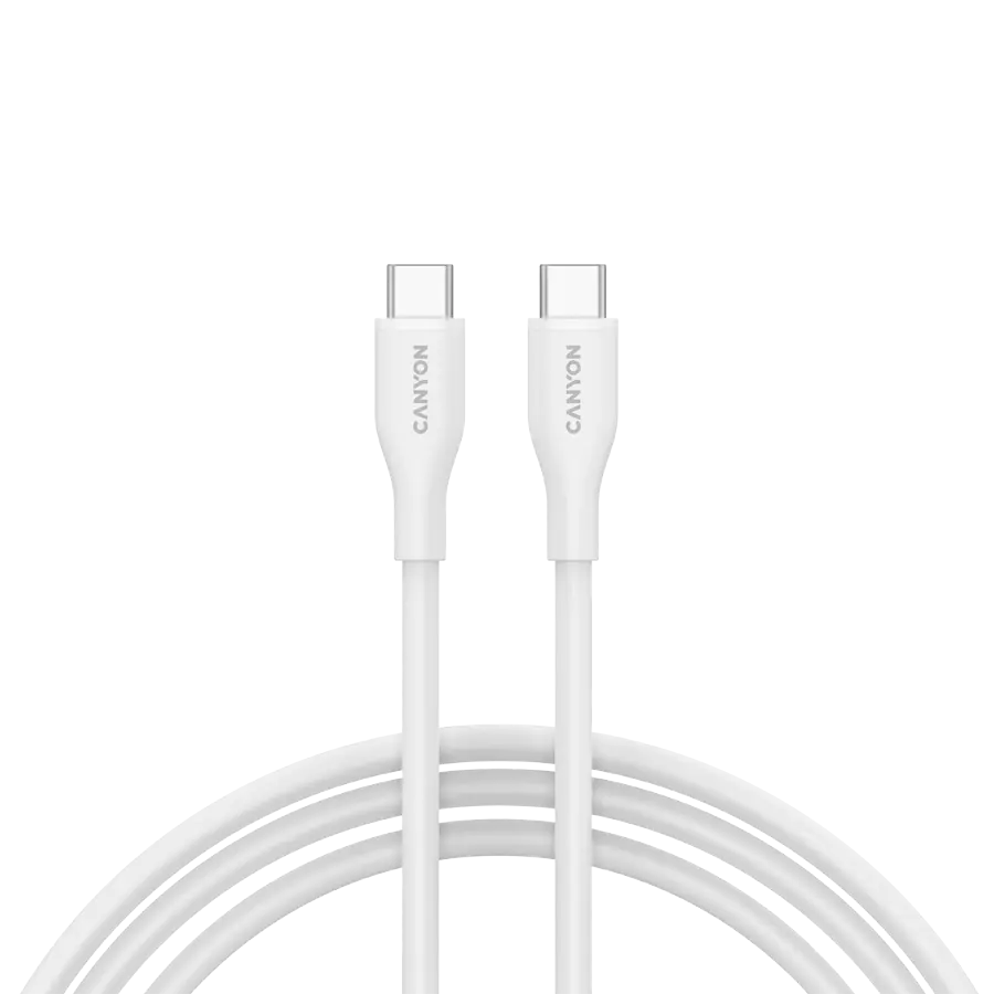 Cablu de date Canyon OnWire 60SC 1m Alb