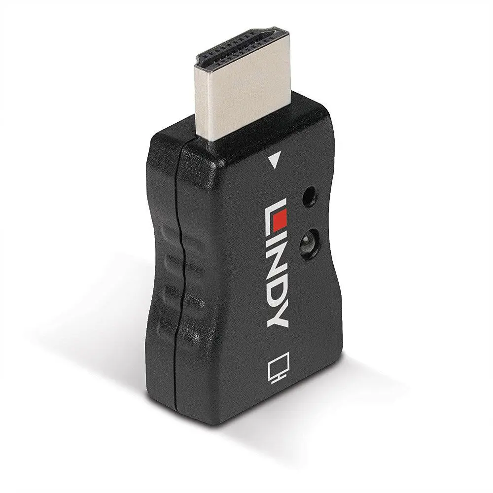 Emulator HDMI Lindy 2.1, rezolutie 7680×4320, latime de banda 48Gbps, negru
