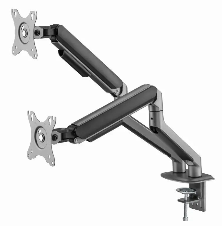 Brat monitor dublu Gembird MA-DA2-05 9 kg gri