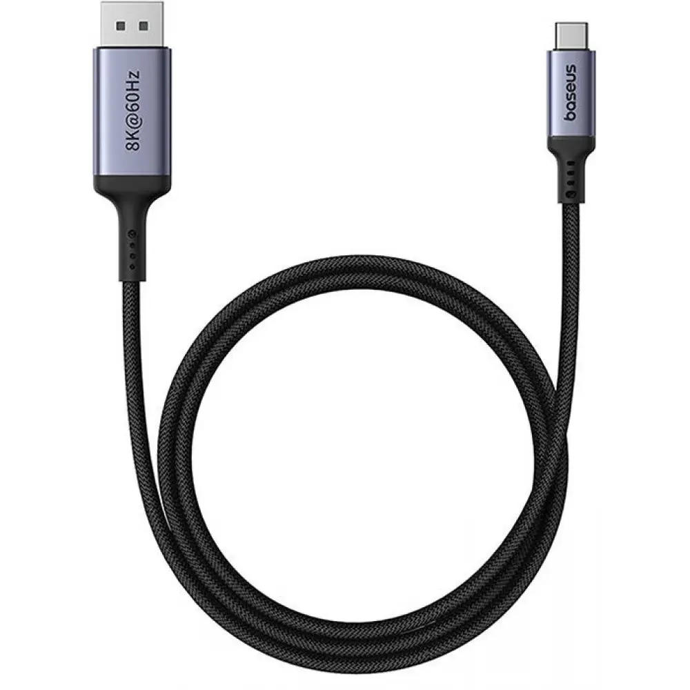 Cablu Baseus USB-C DisplayPort 8K 1 5 m negru High Definition
