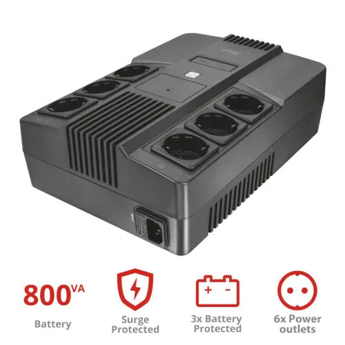 UPS Trust Maxxon 800VA 6 prize AVR