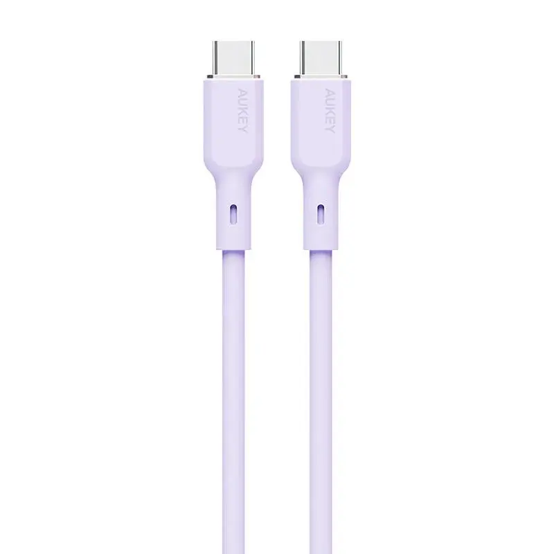 Cablu Aukey USB-C la USB-C mov 100W