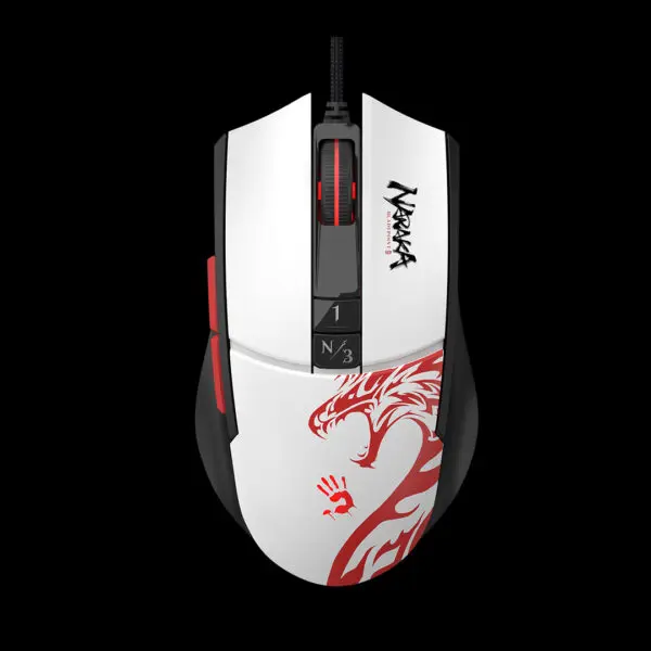 Mouse gaming A4Tech Bloody L65 Max Naraka cu fir RGB