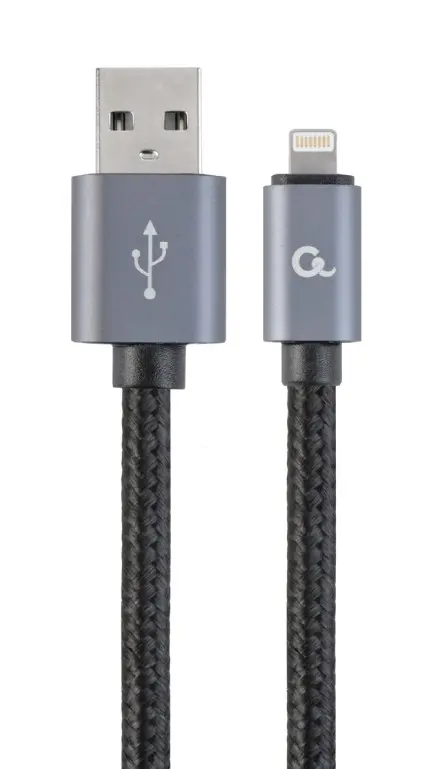 Cablu Gembird CCB-mUSB2B-AMLM-6 Lightning negru