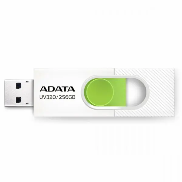 Memorie USB 3.2 ADATA 256 GB UV320 Alb Verde