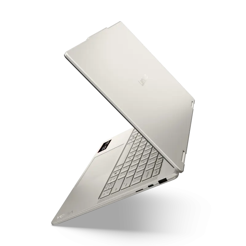 Laptop Lenovo Yoga 7 2-in-1 14AKP10 cu procesor AMD Ryzen™ AI 7 350 pana la 5.0GHz, 14″ 2.8K WQXGA+ , OLED, 120Hz, Touch, 24GB LPDDR5x RAM, 1TB SSD, AMD Radeon™ 860M Graphics, Windows® 11 Home, Seashell, 3y on-site Premium Care