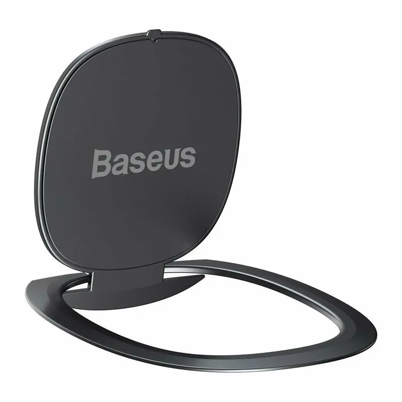 Maner inel invizibil, Baseus, Pentru telefon, Gri