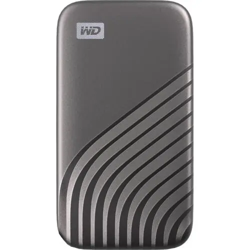 SSD extern WD My Passport 500GB USB-C NVMe gri
