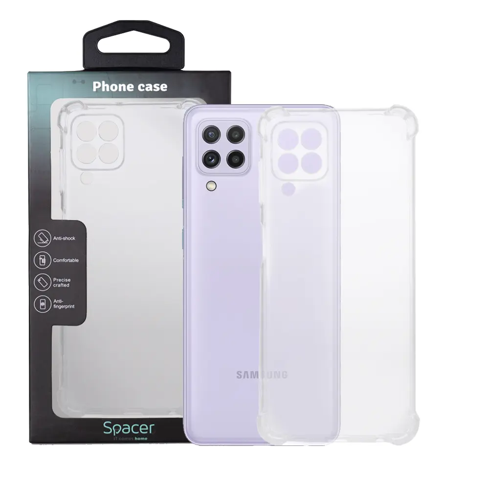 Husă Spacer Samsung Galaxy A22 4G transparentă TPU 1,5 mm