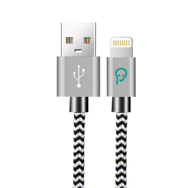 Cablu alimentare si date SPACER compatibil lightning- SPDC-LIGHT-BRD-ZBR-1.0