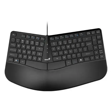 Tastatură Genius Ergo KB-700 neagră US palm rest USB