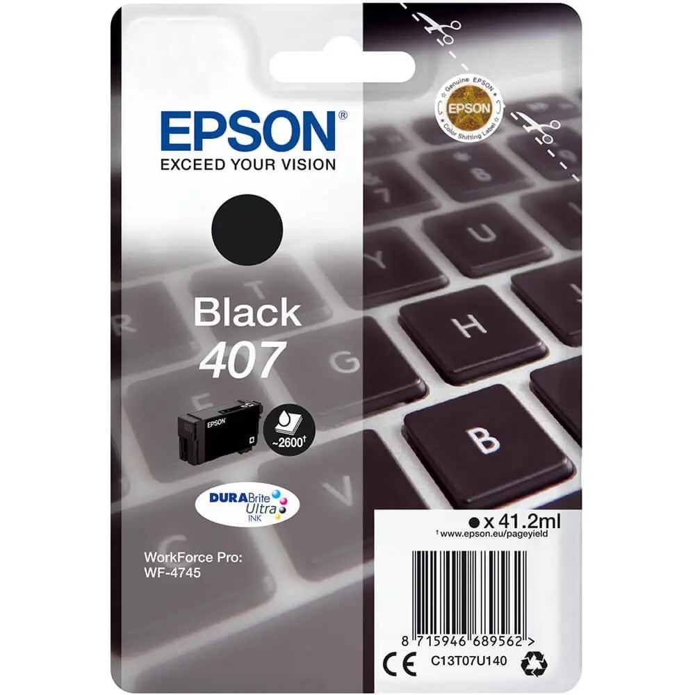 Cartuș cerneală Epson T07U140 negru XL 41,2 ml