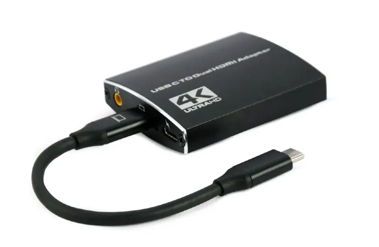 Cablu adaptor USB-C la HDMI Gembird negru A-CM-HDMIF2-01