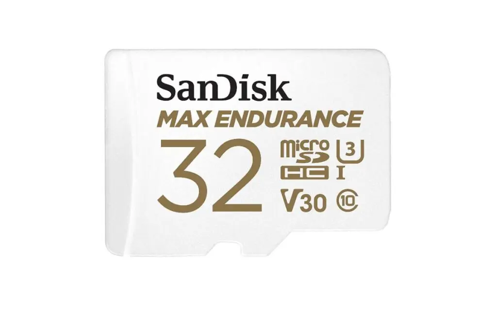 Card memorie SanDisk High Endurance 32GB, microSD V30 + adaptor