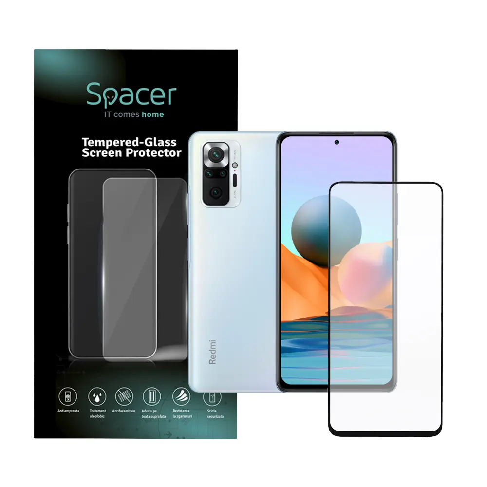 Folie sticlă Spacer Xiaomi Redmi Note 10 Pro 9H
