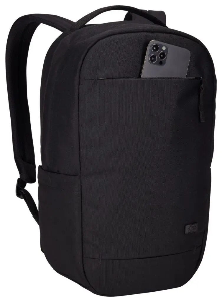 Rucsac Case Logic Invigo, pentru notebook de max. 14 inch, 1 compartiment, buzunar frontal x 2, buzunar lateral, waterproof, nylon, negru