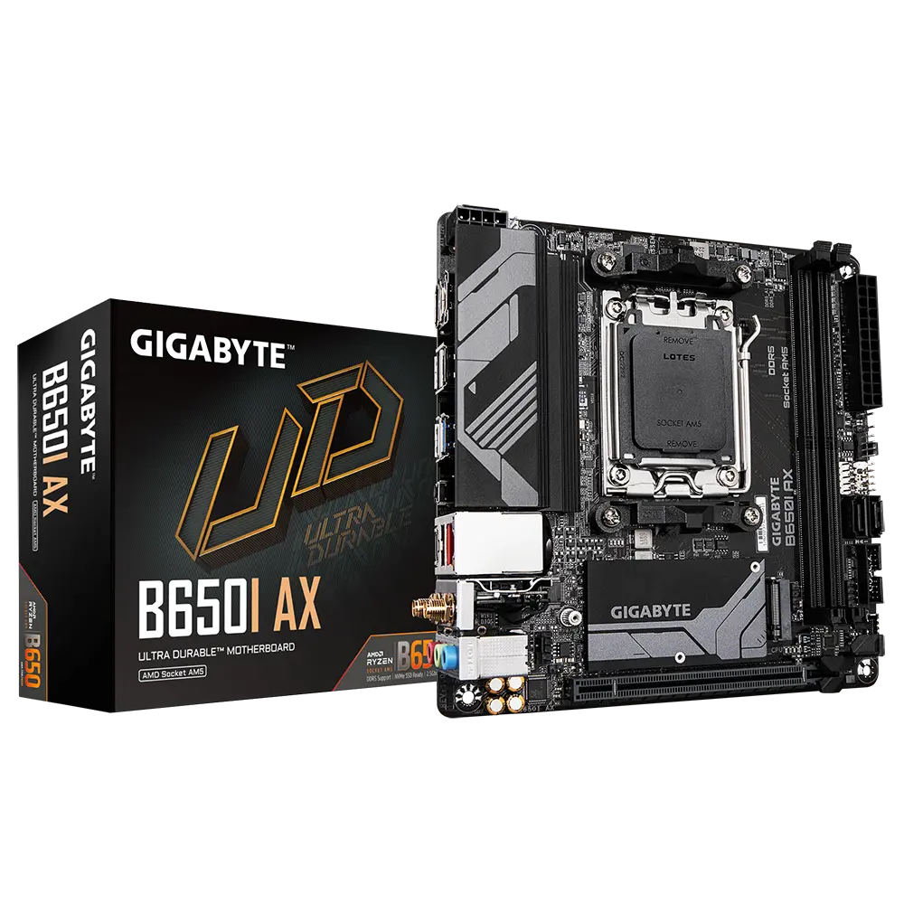 Placă de bază Gigabyte B650I AX AM5 Mini-ITX