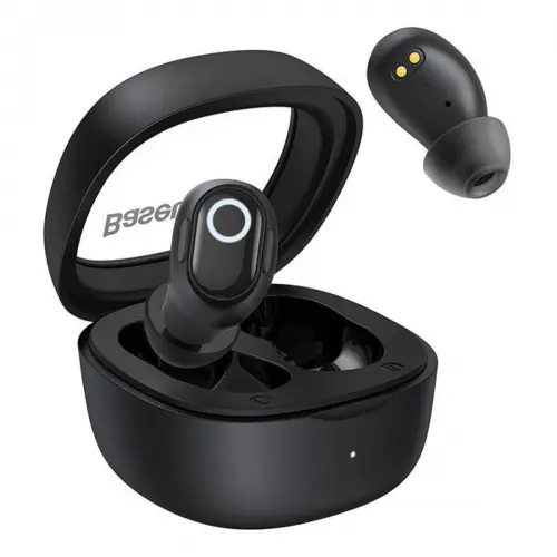 Casti In-Ear Baseus Bowie WM02, Wireless, Bluetooth 5.3, Microfon, Negru