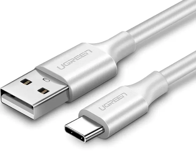 Cablu Ugreen US287 USB-A USB-C 15m alb 60122