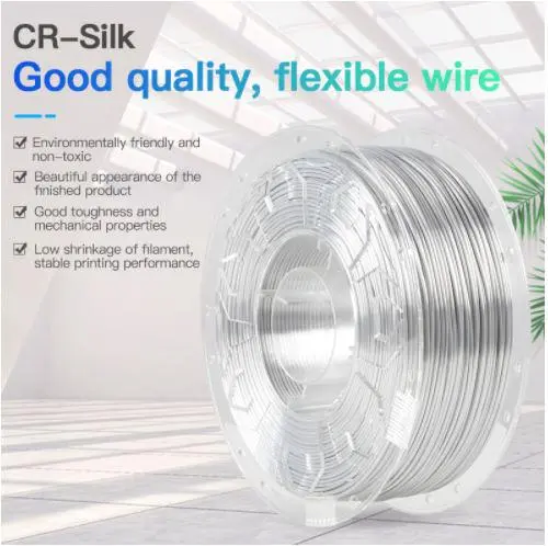 Filament Creality CR-Silk alb 1,75 mm 1 kg