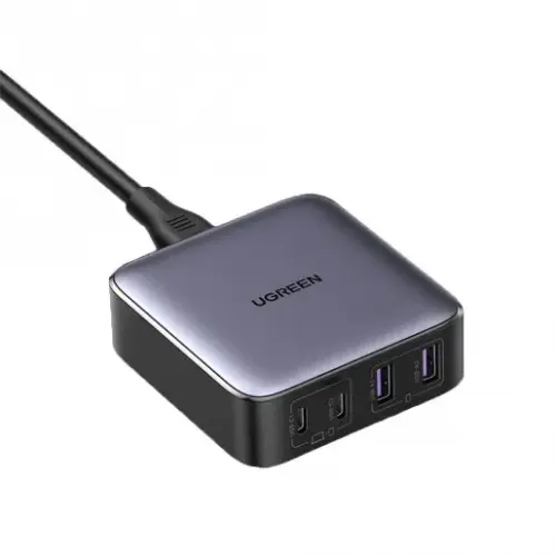 Incarcator telefon, UGREEN, 2x USB-C, 2x USB-A, 65 W, Gri