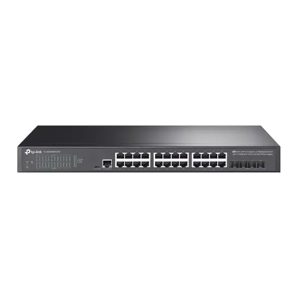 Switch TP-Link Jetstream cu management 24 porturi gigabit suport UPS Power Supply – TL-SG3428X-UPS