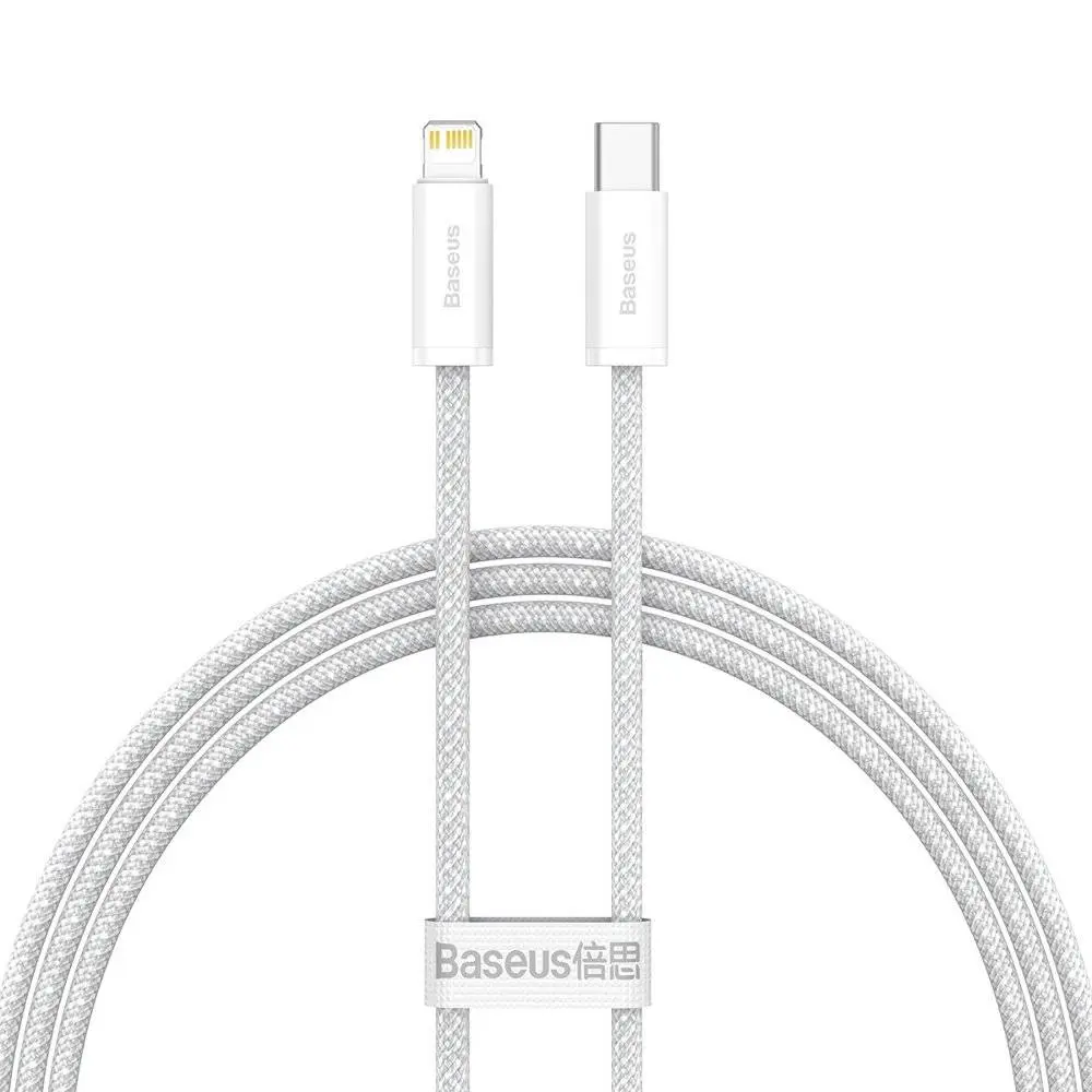 Cablu Baseus Dynamic CALD000002 USB-C Lightning 1m PD 20W Alb