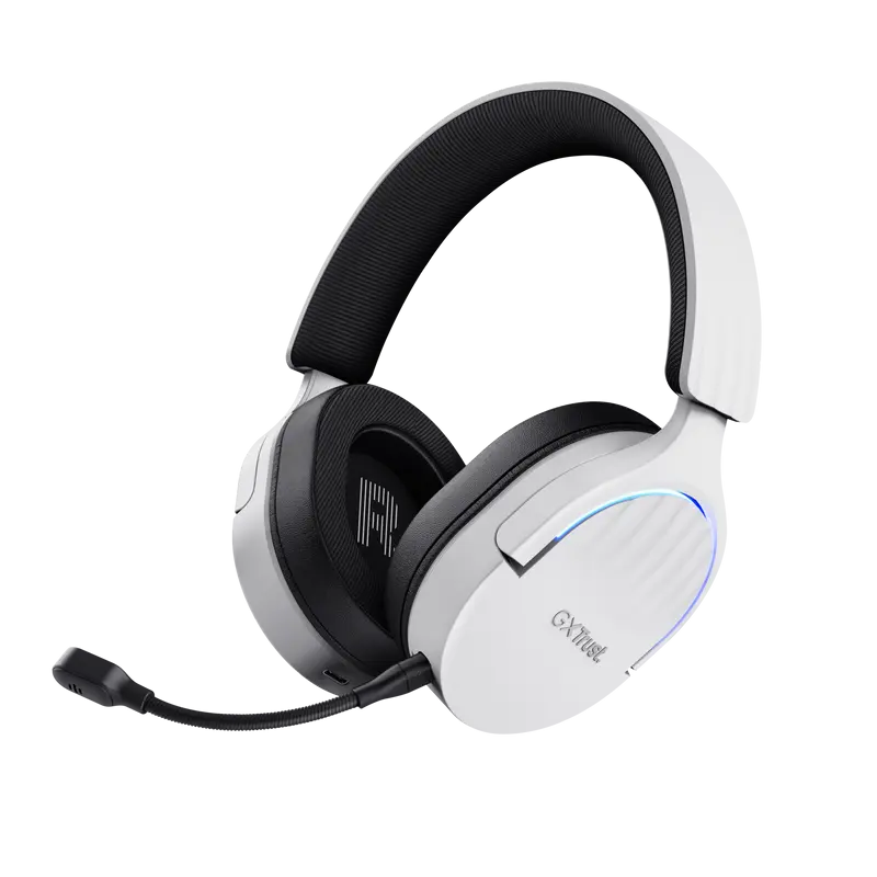 Căști gaming wireless Trust GXT491 Fayzo alb