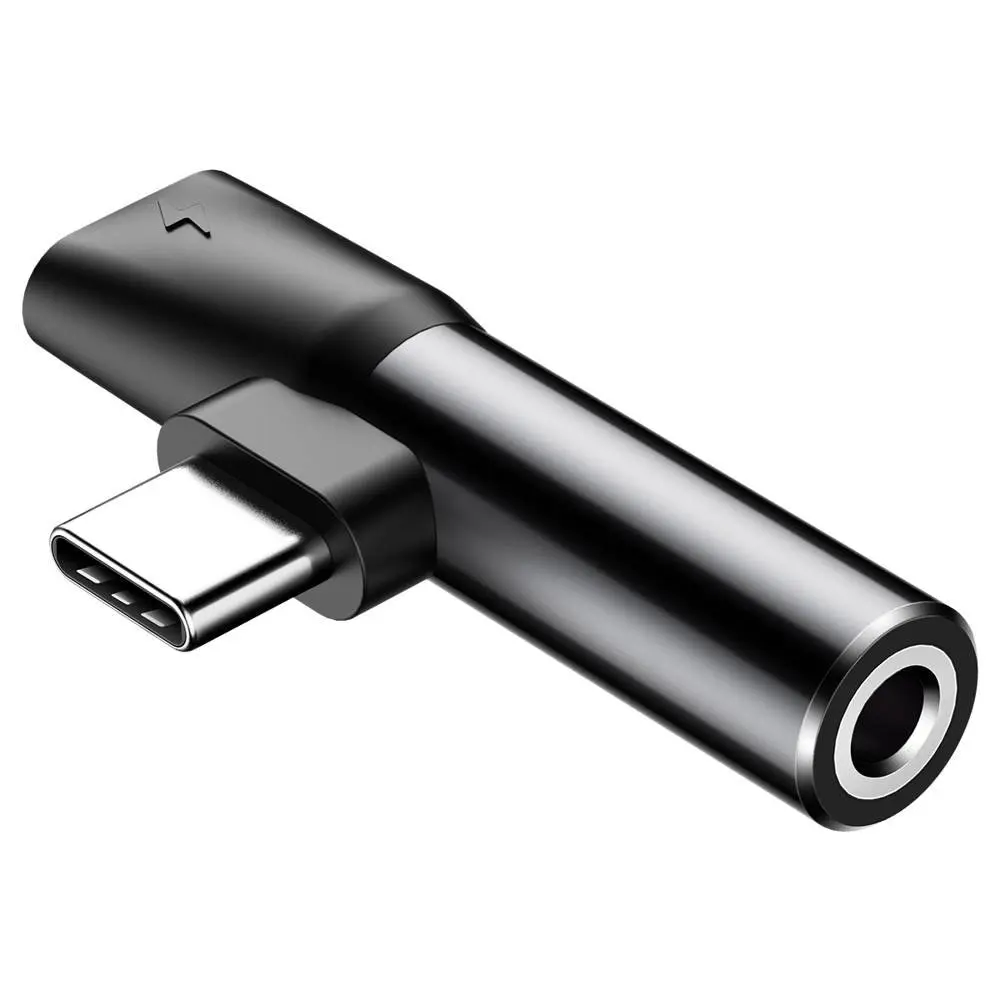 Adaptor Baseus CATL41-01 Type-C Jack 3 5mm negru