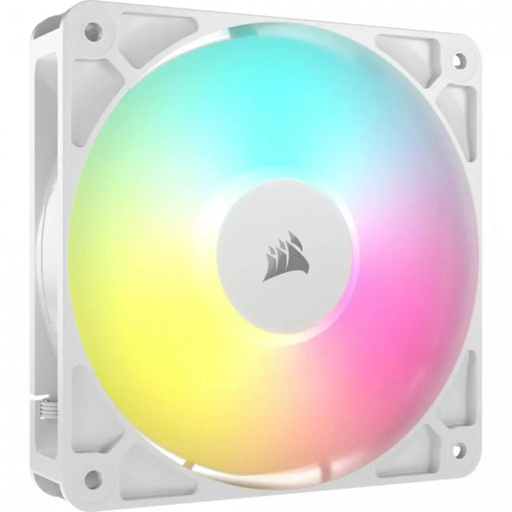 Ventilator Corsair RS120 ARGB 120mm PWM alb