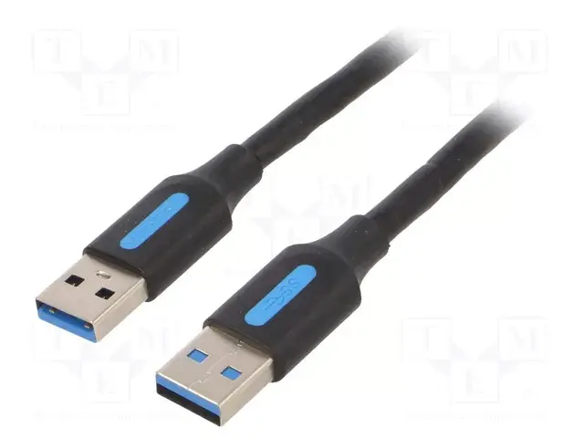 Cablu USB Vention CONBG USB 3 0 A A 1 5m negru