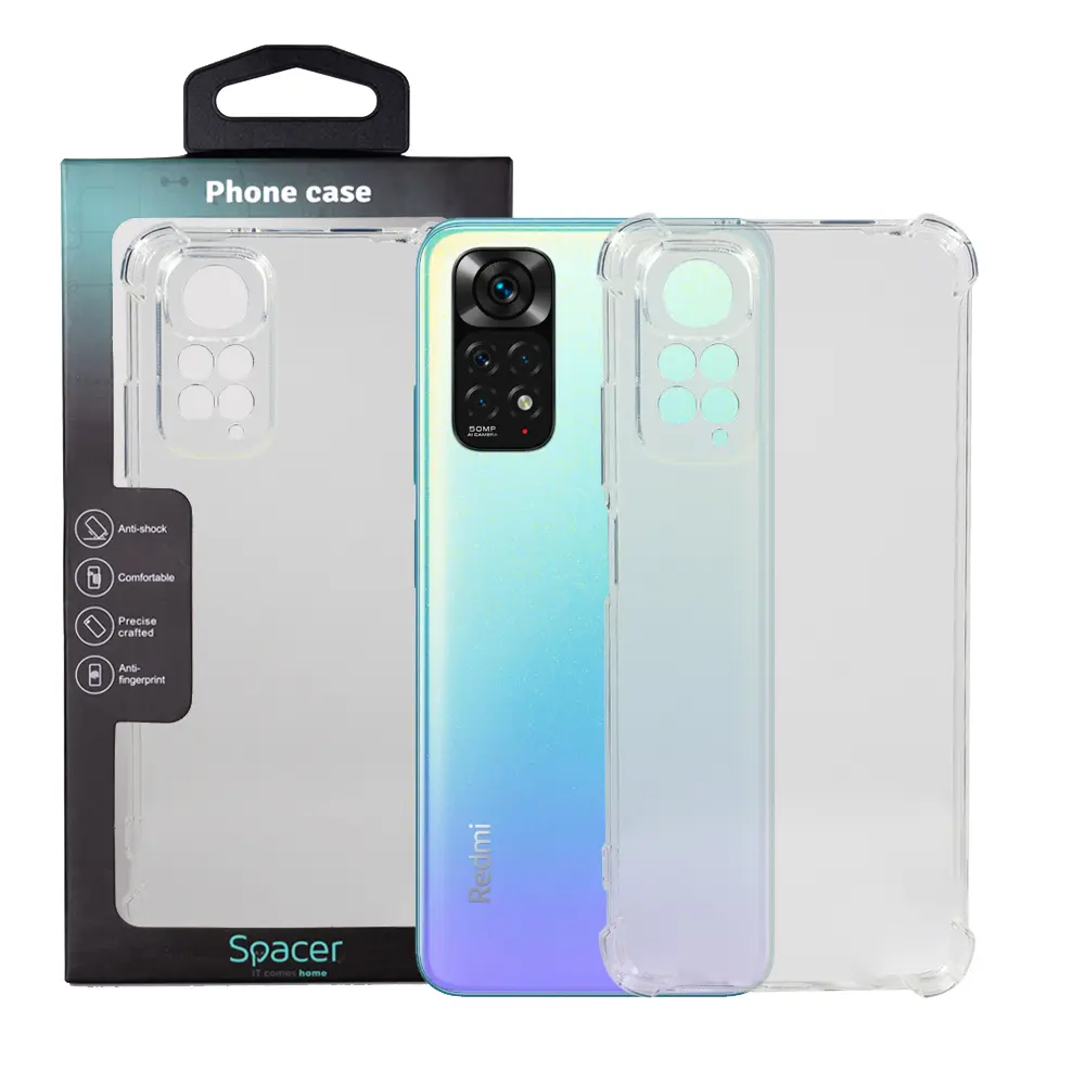 Husă Spacer Xiaomi Redmi Note 11 TPU transparentă