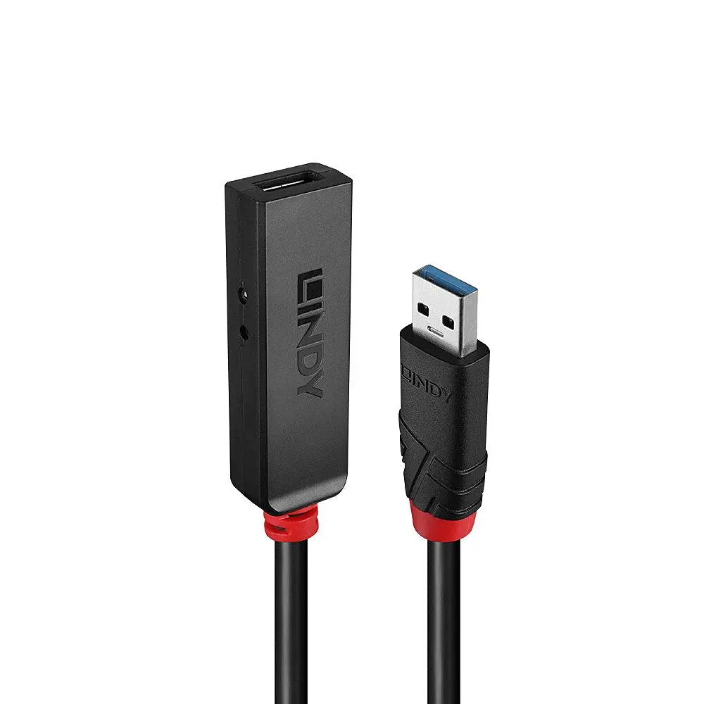 Cablu USB LINDY 43401, 5m, negru