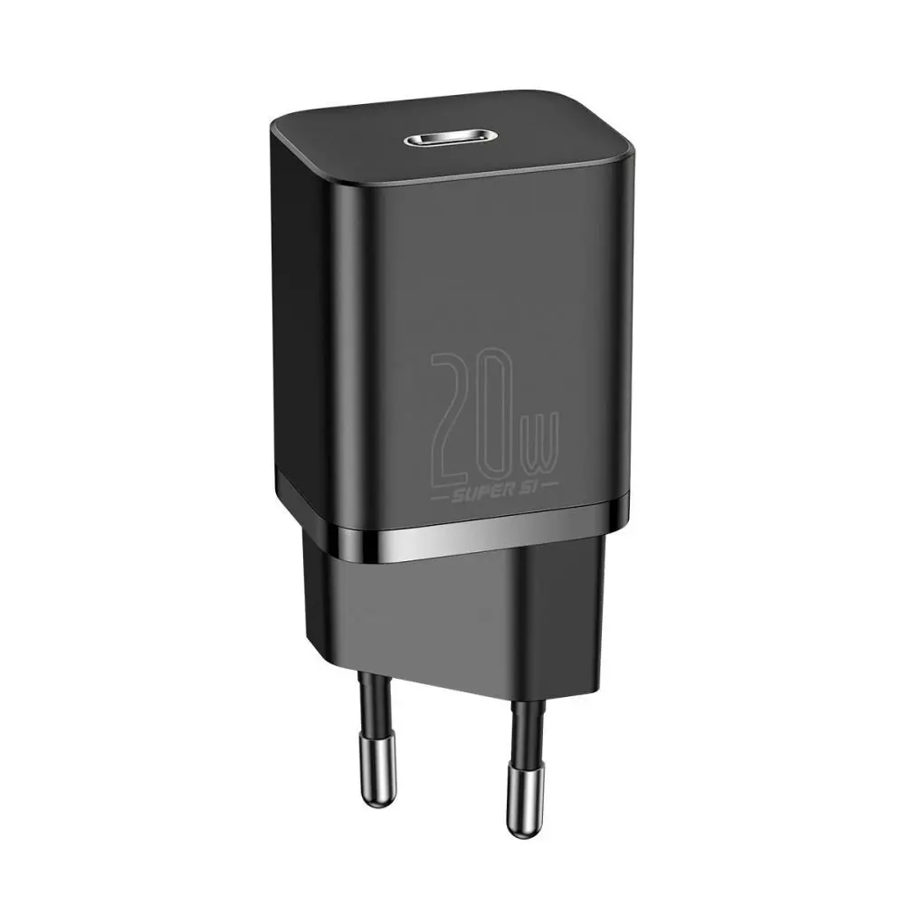 Încărcător rețea Baseus Super Si 20W Type-C Negru